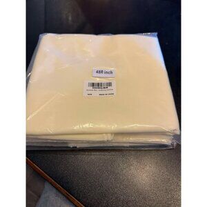 Amussent 48 Inch Round Polyester Tablecloth For Dining Room Or Event Decoration